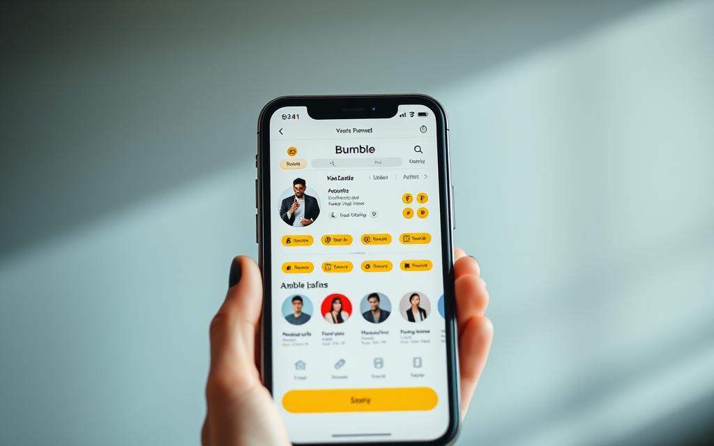 Bumble Dating App Interface