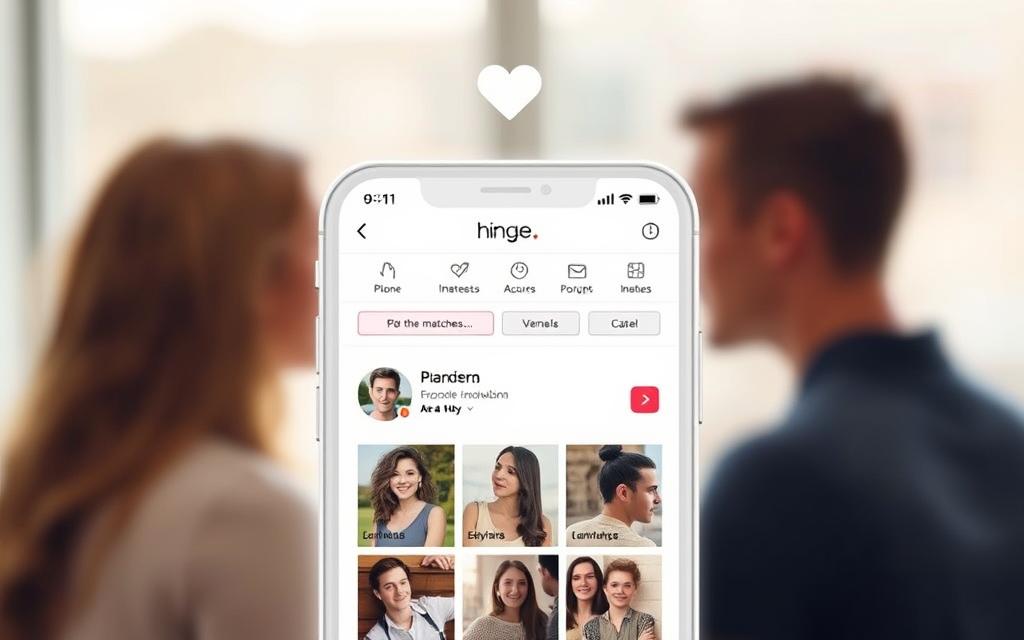 Hinge Dating App Interface