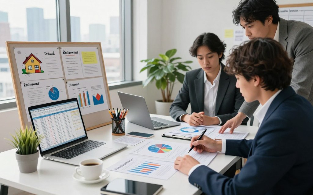 organizar objetivos financeiros